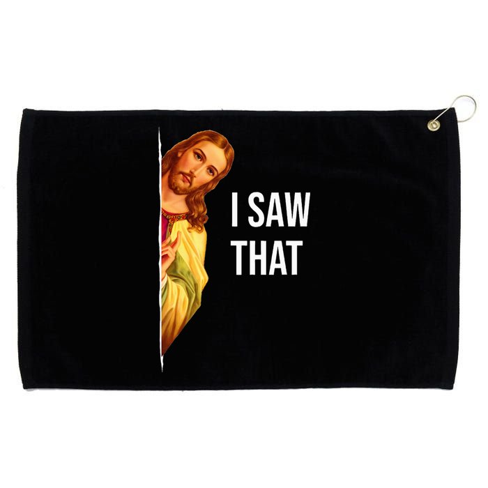 Funny Jesus Meme Quote Grommeted Golf Towel