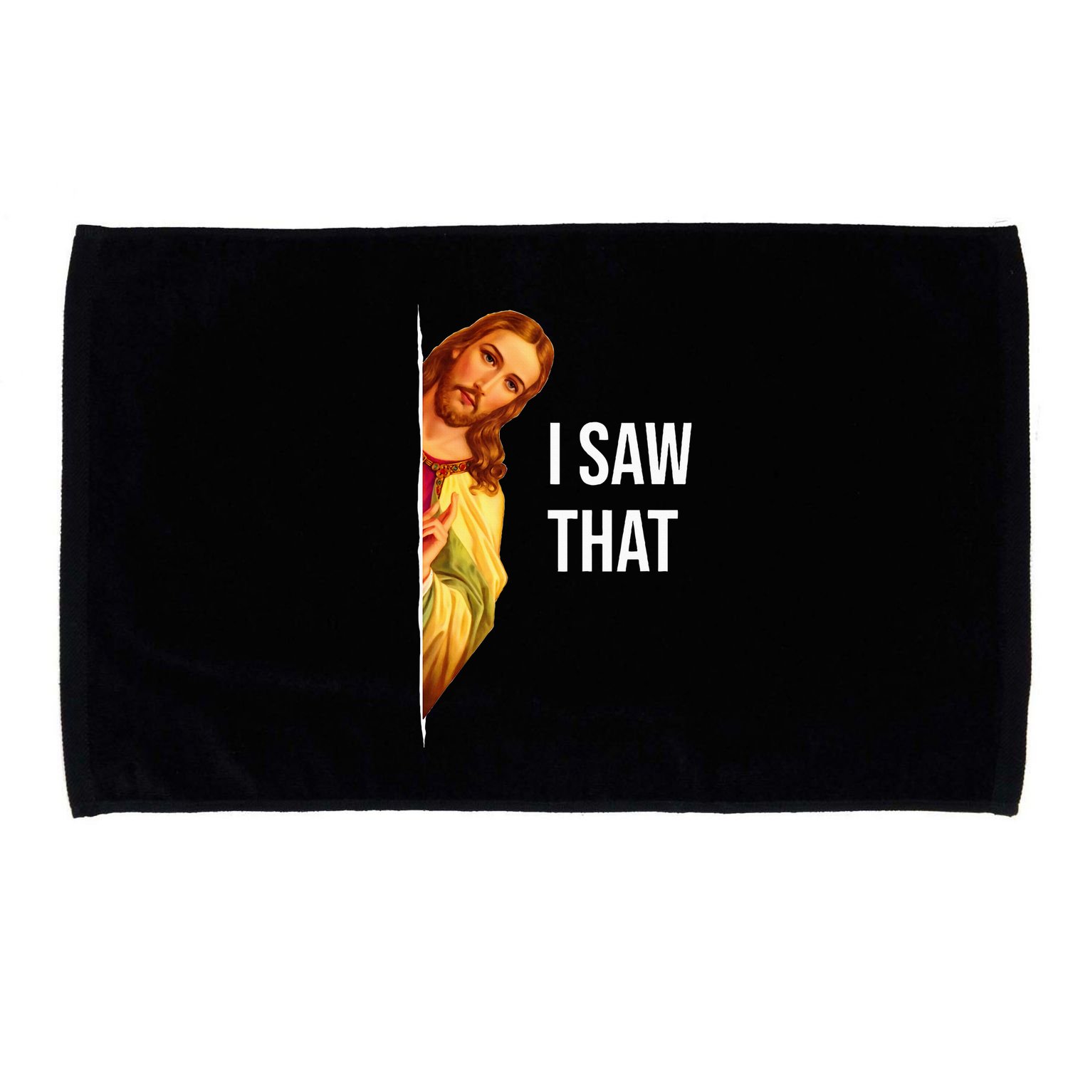 Funny Jesus Meme Quote Microfiber Hand Towel