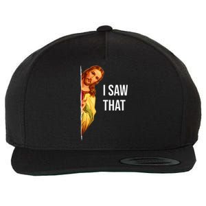 funny Jesus meme Quote Wool Snapback Cap