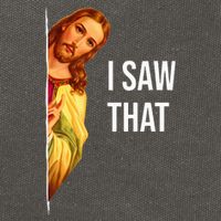 funny Jesus meme Quote Cotton Canvas Backpack