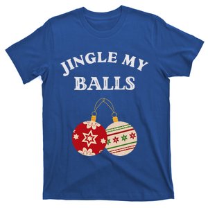 Funny Jingle My Balls Shake My Presents Fun Couples Christmas T-Shirt