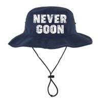 Funny Joke Never Goon Quote Humor Design Gym Legacy Cool Fit Booney Bucket Hat