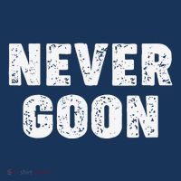 Funny Joke Never Goon Quote Humor Design Gym Baby Bodysuit