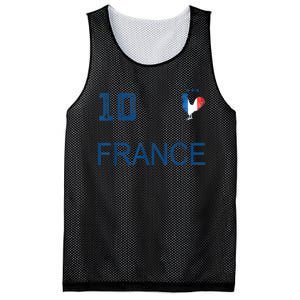 France Jersey Number ten Soccer French Flag Futebol fans Mesh Reversible Basketball Jersey Tank