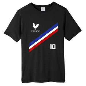 France Jersey Number Ten Soccer French Futbol Club Tall Fusion ChromaSoft Performance T-Shirt