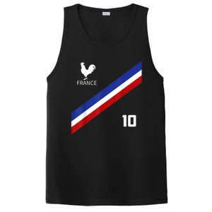 France Jersey Number Ten Soccer French Futbol Club PosiCharge Competitor Tank