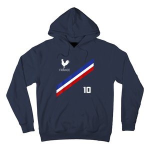 France Jersey Number Ten Soccer French Futbol Club Hoodie