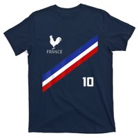 France Jersey Number Ten Soccer French Futbol Club T-Shirt