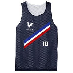 France Jersey Number Ten Soccer French Futbol Club Mesh Reversible Basketball Jersey Tank