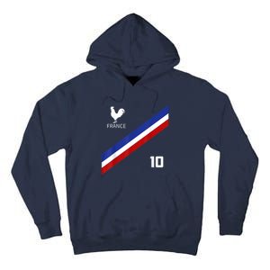 France Jersey Number Ten Soccer French Futbol Club Tall Hoodie