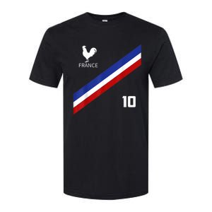 France Jersey Number Ten Soccer French Futbol Club Softstyle CVC T-Shirt