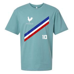 France Jersey Number Ten Soccer French Futbol Club Sueded Cloud Jersey T-Shirt