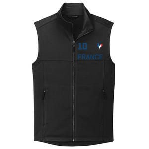 France Jersey Number Ten Soccer French Flag Futebol Fans Collective Smooth Fleece Vest