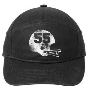 Football Jersey Number 55 Player Number 7-Panel Snapback Hat