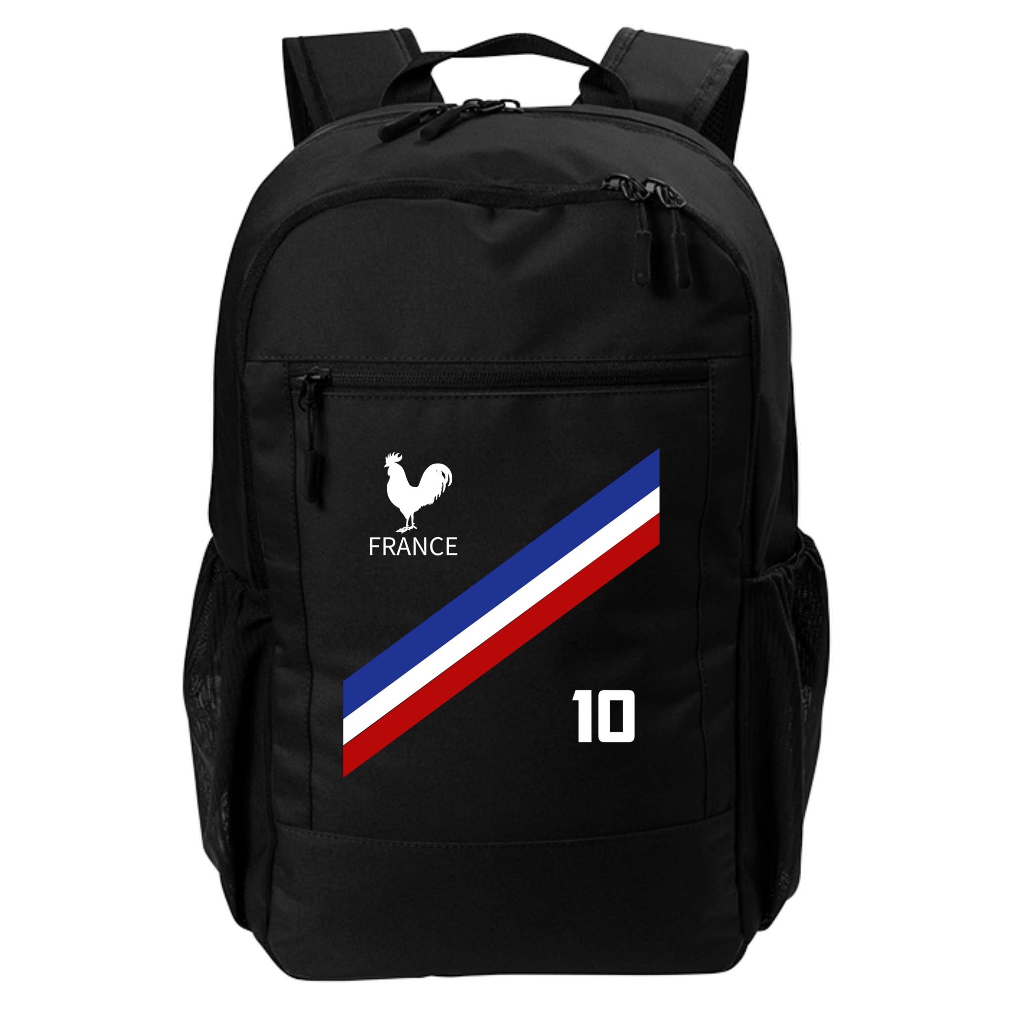 France Jersey Number Ten Soccer French Futbol Club Backpack
