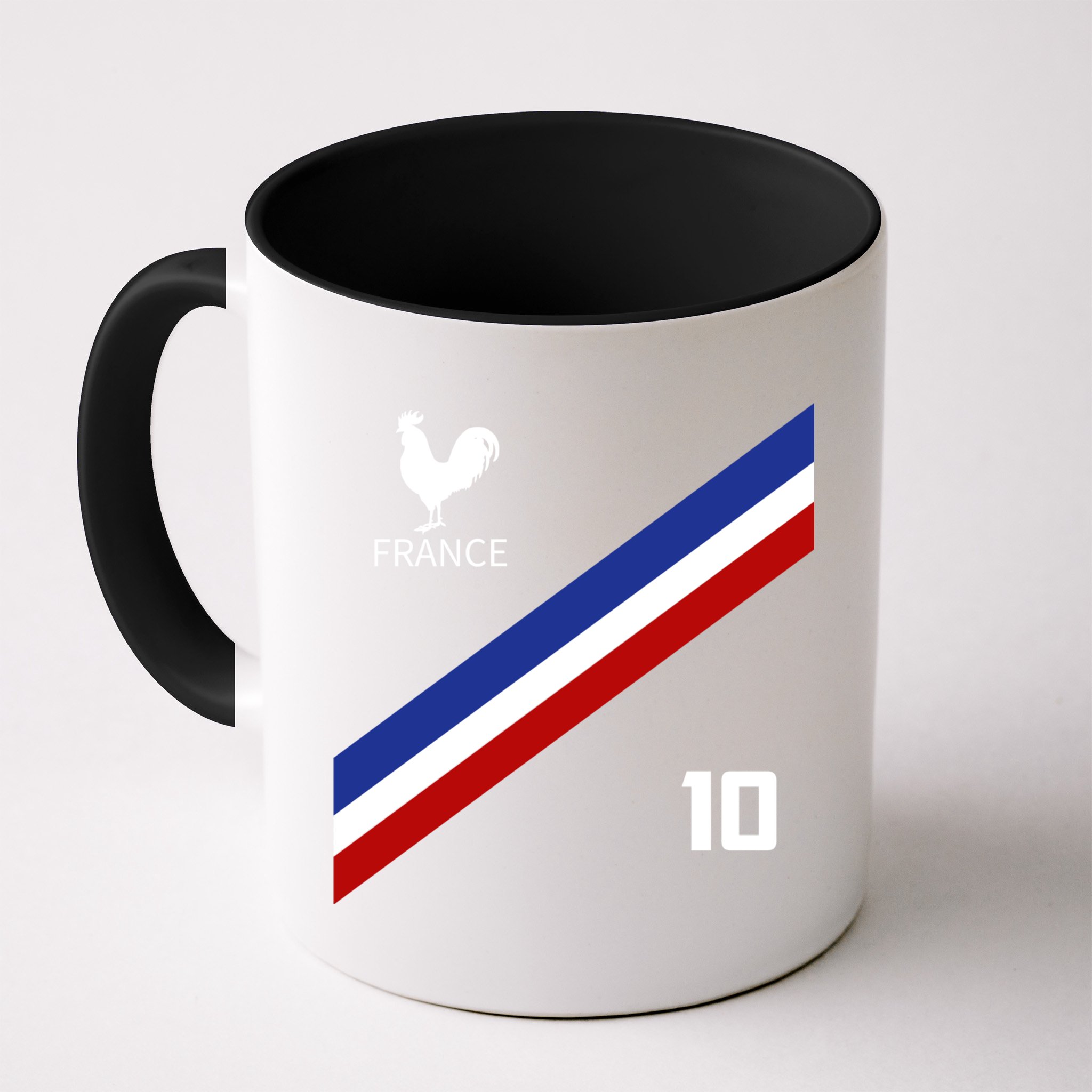 France Jersey Number Ten Soccer French Futbol Club Mug