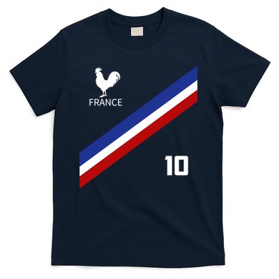 France Jersey Number Ten Soccer French Futbol Club T-Shirt