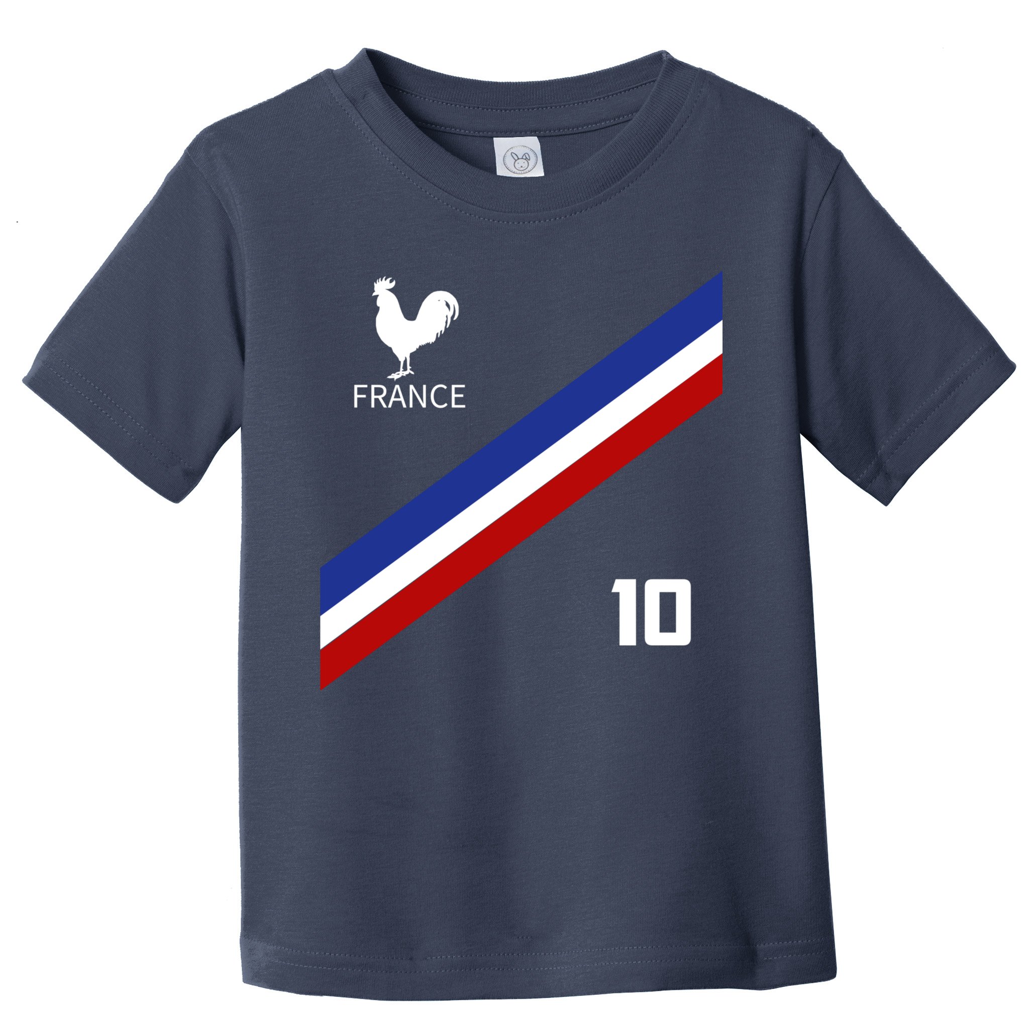 France Jersey Number Ten Soccer French Futbol Club Toddler T-Shirt