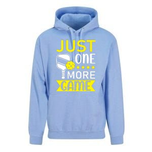 Funny Just One More Game Gift For Sport Fan Pickleball Team Unisex Surf Hoodie