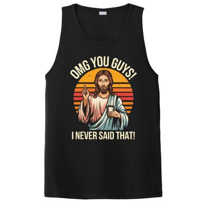 Funny Jesus Omg You Guys I Never Said That PosiCharge Competitor Tank