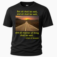 Funny Julian Of Norwich All Shall Be Well Christian Heaven Hope Cooling Performance Crew T-Shirt