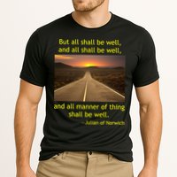 Funny Julian Of Norwich All Shall Be Well Christian Heaven Hope Cooling Performance Crew T-Shirt