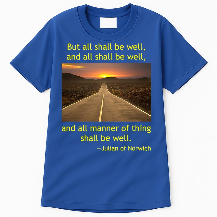 Funny Julian Of Norwich All Shall Be Well Christian Heaven Hope Tall T-Shirt