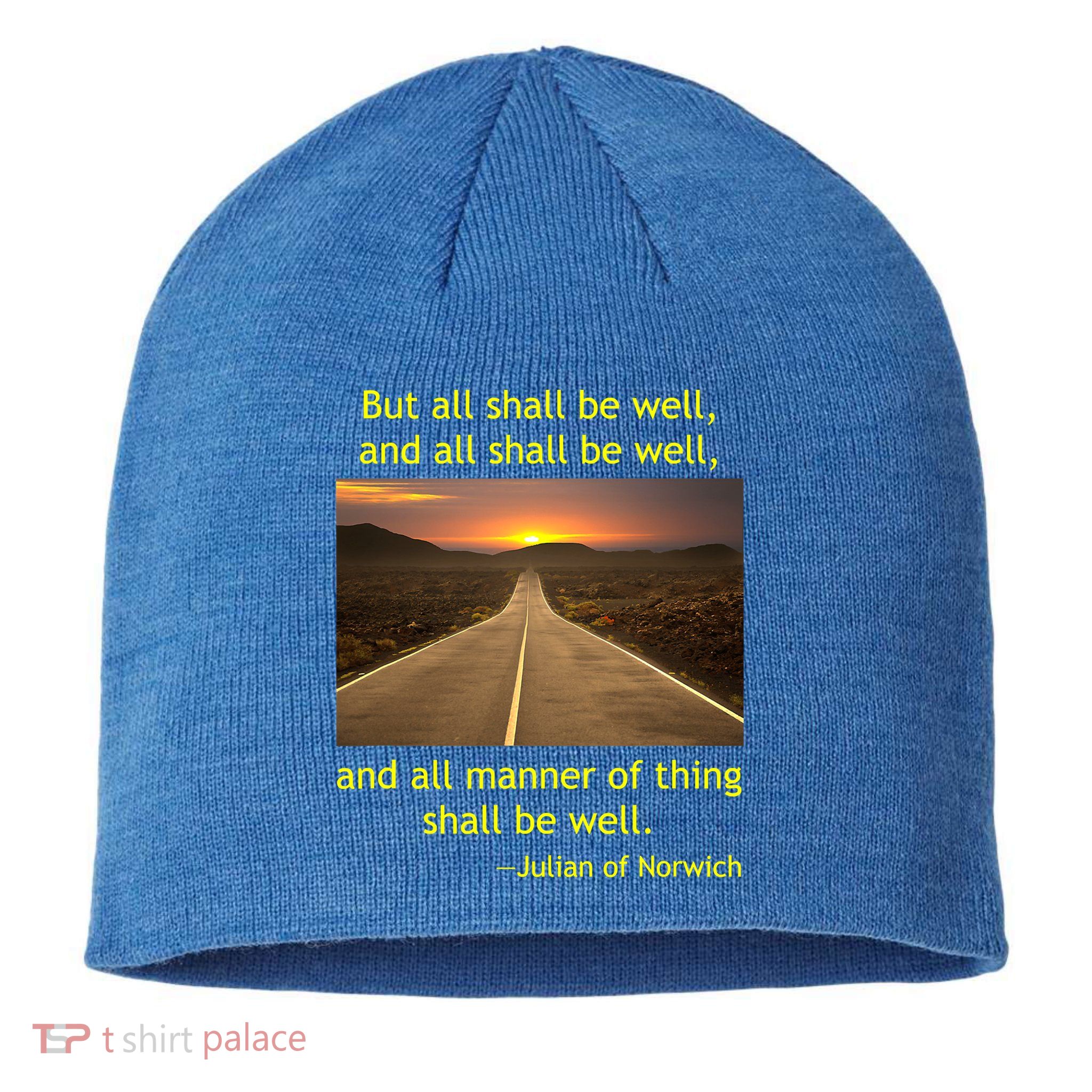 Funny Julian Of Norwich All Shall Be Well Christian Heaven Hope Sustainable Beanie