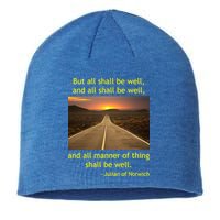 Funny Julian Of Norwich All Shall Be Well Christian Heaven Hope Sustainable Beanie