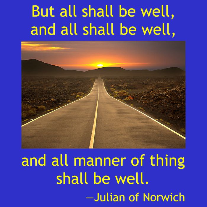 Funny Julian Of Norwich All Shall Be Well Christian Heaven Hope Sustainable Beanie