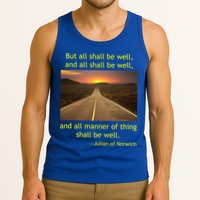Funny Julian Of Norwich All Shall Be Well Christian Heaven Hope Tank Top