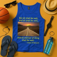 Funny Julian Of Norwich All Shall Be Well Christian Heaven Hope Tank Top