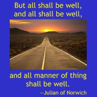 Funny Julian Of Norwich All Shall Be Well Christian Heaven Hope Tank Top