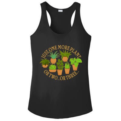 Funny Just One More Plant Or Two Or Three Ladies PosiCharge Competitor Racerback Tank
