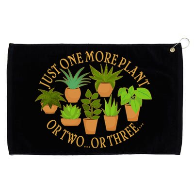 Funny Just One More Plant Or Two Or Three Grommeted Golf Towel