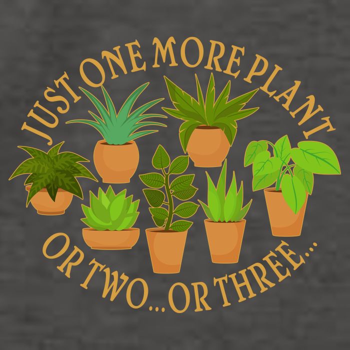 Funny Just One More Plant Or Two Or Three Vector Backpack