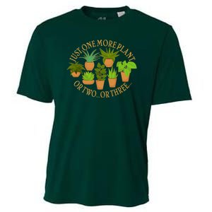 Funny Just One More Plant Or Two Or Three Cooling Performance Crew T-Shirt