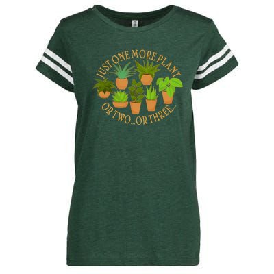 Funny Just One More Plant Or Two Or Three Enza Ladies Jersey Football T-Shirt