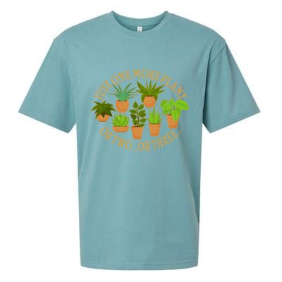 Funny Just One More Plant Or Two Or Three Sueded Cloud Jersey T-Shirt