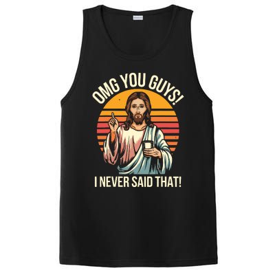 Funny Jesus Omg You Guys I Never Said That PosiCharge Competitor Tank