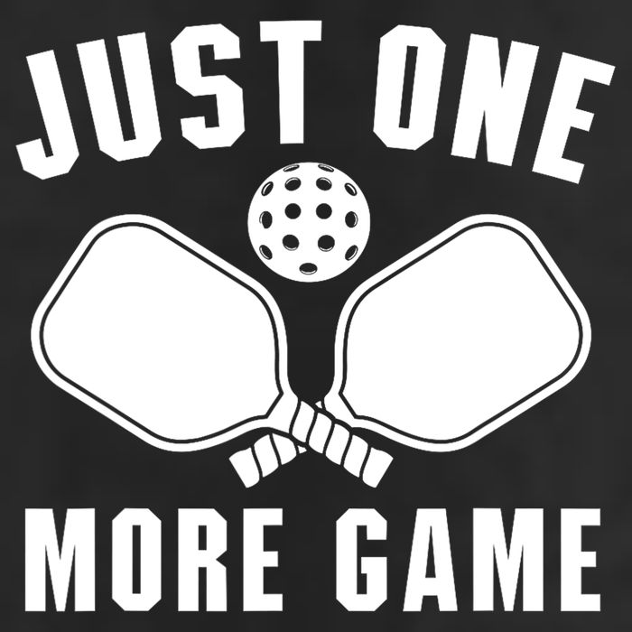 Funny Just One More Game Pickleball Player Gift Pickleballers Golf Towel