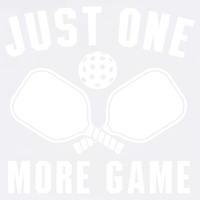 Funny Just One More Game Pickleball Player Gift Pickleballers Garment-Dyed Sweatshirt