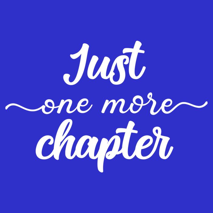 Funny Just One More Chapter Book Booklover Bookworm Nerd Cool Gift Full-Length Apron With Pockets