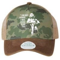 Feminist Joan Of Arc Am Not Afraid I Was Born Do This St. Legacy Tie Dye Trucker Hat