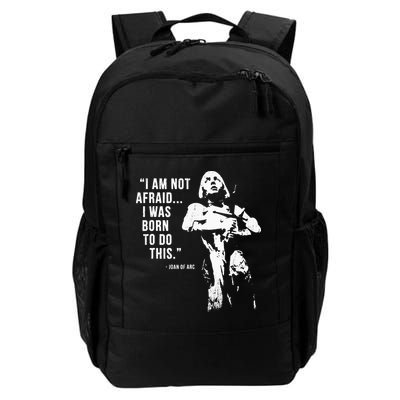 Feminist Joan Of Arc Am Not Afraid I Was Born Do This St. Backpack