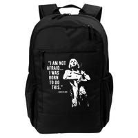Feminist Joan Of Arc Am Not Afraid I Was Born Do This St. Backpack