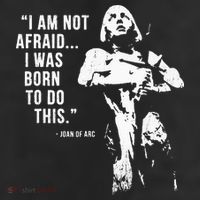 Feminist Joan Of Arc Am Not Afraid I Was Born Do This St. Adult Drive Performance Visor