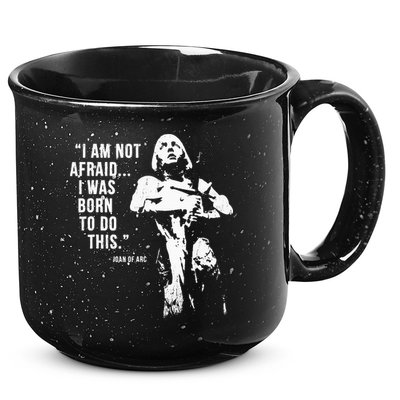 Feminist Joan Of Arc Am Not Afraid I Was Born Do This St. 15oz Campfire Ceramic Mug