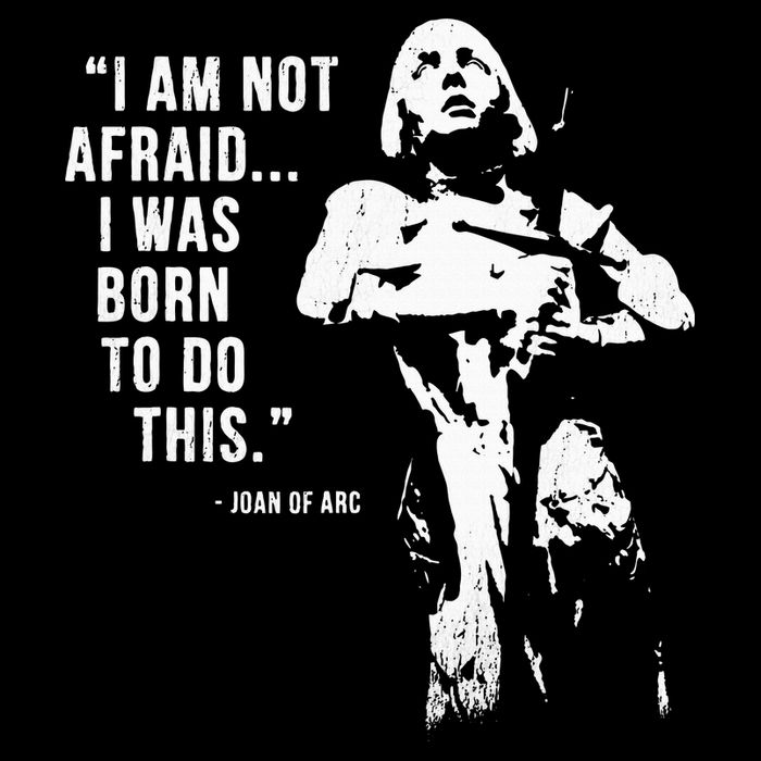 Feminist Joan Of Arc Am Not Afraid I Was Born Do This St. 16 in Basic Backpack