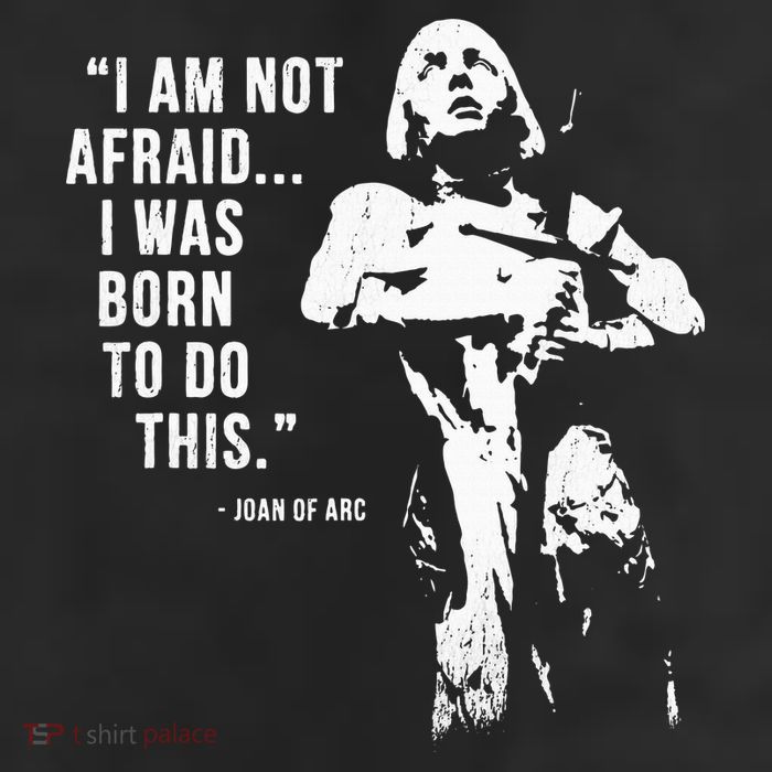 Feminist Joan Of Arc Am Not Afraid I Was Born Do This St. 25L Jumbo Tote